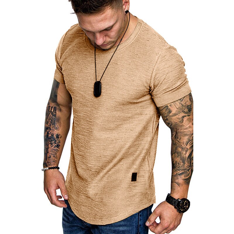 Slim Fit O-neck Short Sleeve