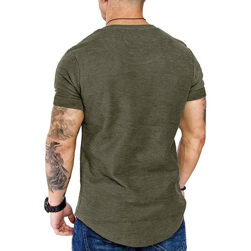 Slim Fit O-neck Short Sleeve