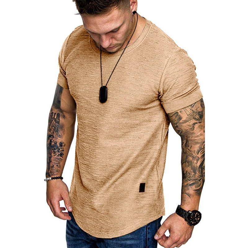 Slim Fit O-neck Short Sleeve