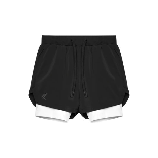 performance pro 5 Liner Short-Black/White