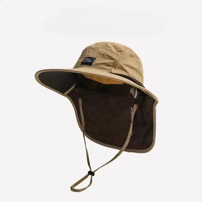 Wide Brim Bucket Hat