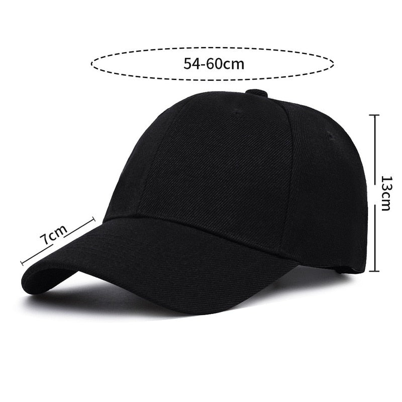 Solid Color Baseball Ball Cap