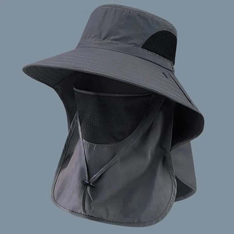 UV Protection Bucket Hat with Neck Flap