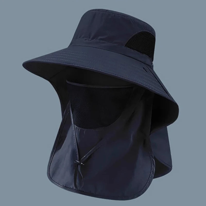 UV Protection Bucket Hat with Neck Flap