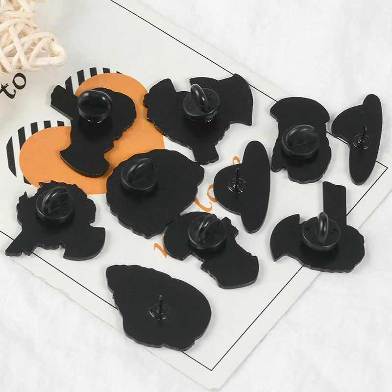 Split Head Sculpture Pins