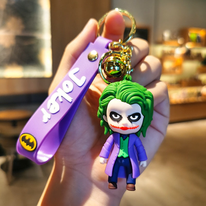 Batman and Joker Keychain