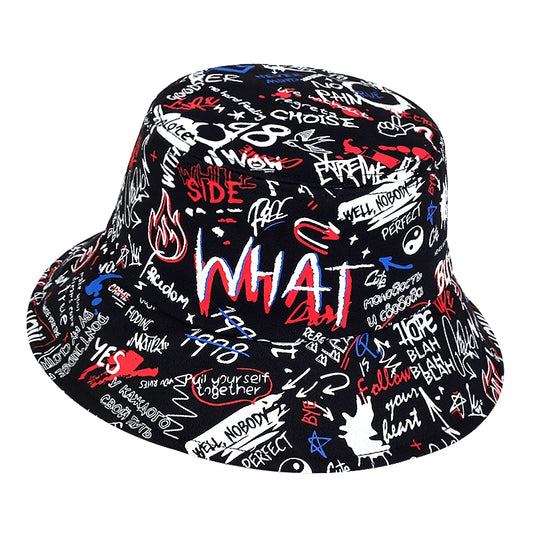 Bucket Hat Hip Hop Cap Graffiti Wild