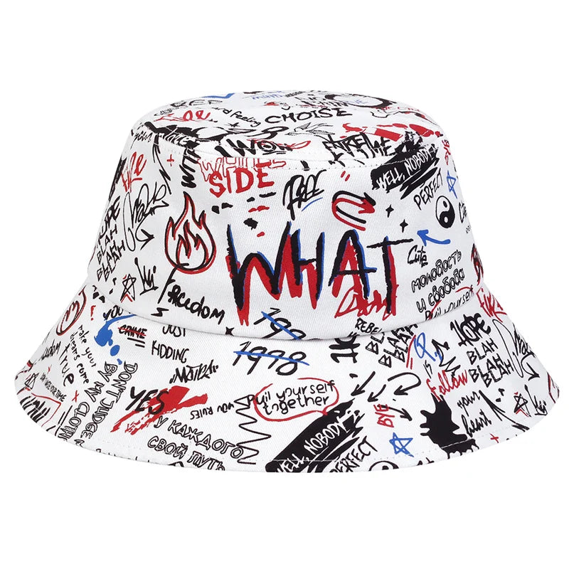 Bucket Hat Hip Hop Cap Graffiti Wild