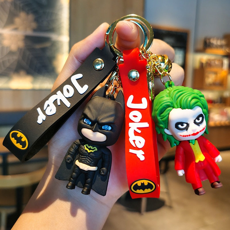 Batman and Joker Keychain
