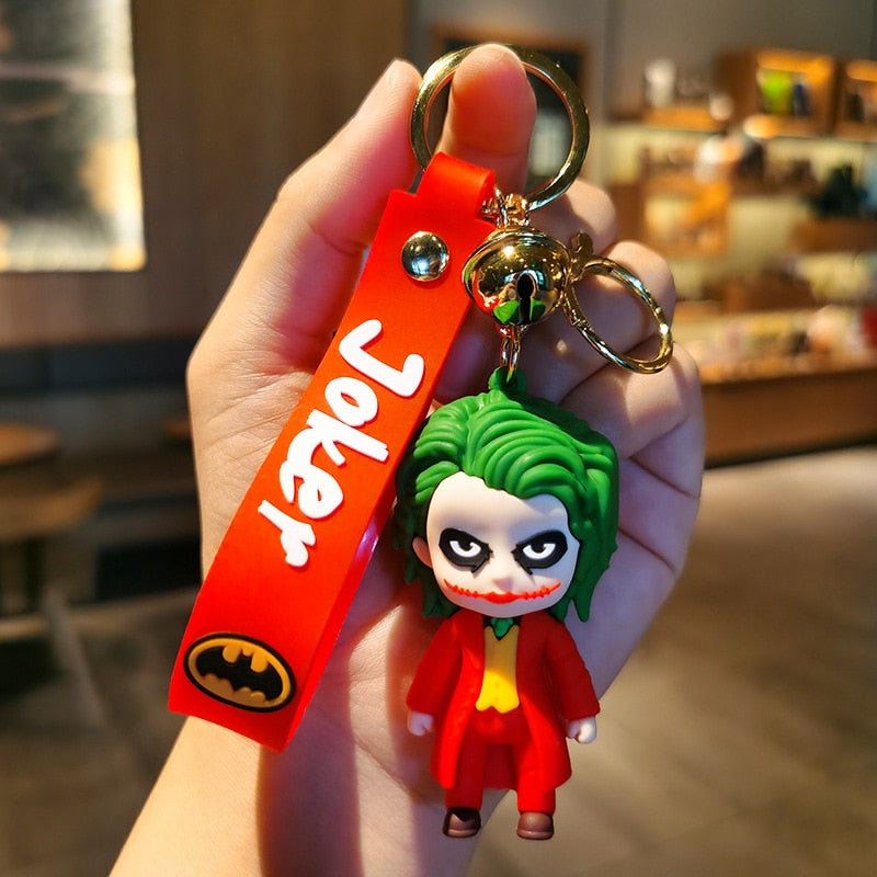 Batman and Joker Keychain