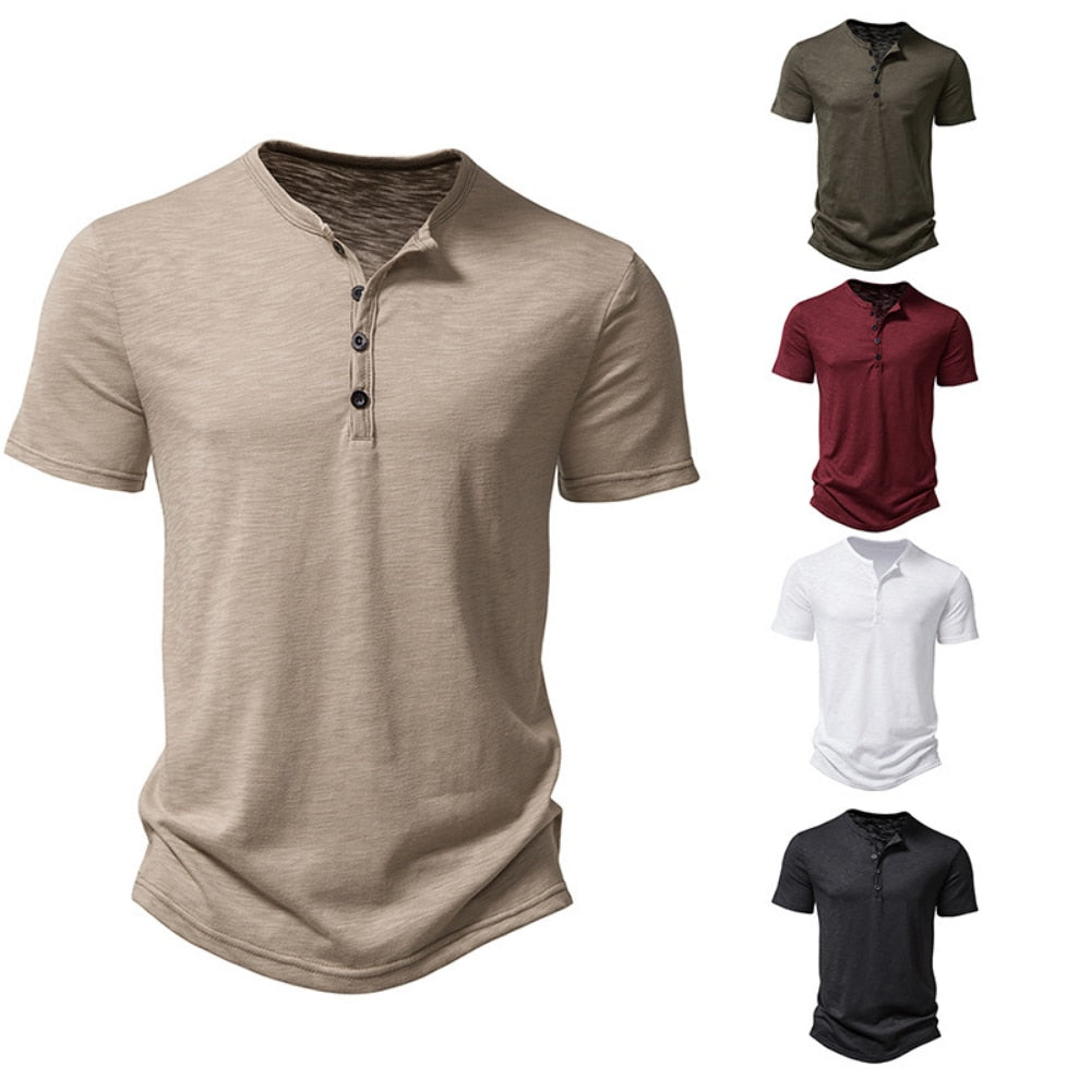 Collar Short Sleeve T Shirt