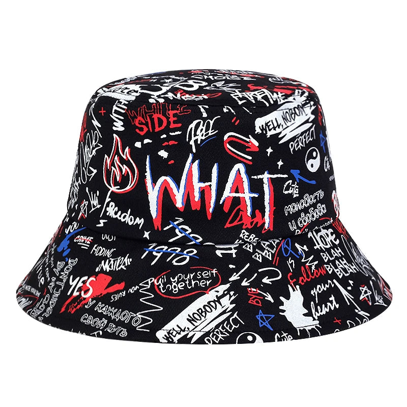 Bucket Hat Hip Hop Cap Graffiti Wild
