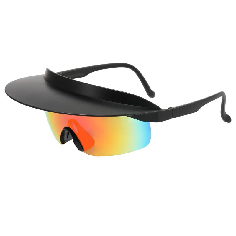 Color Hat Brim Sunglasses