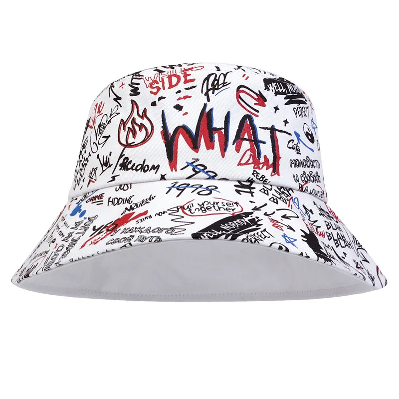 Bucket Hat Hip Hop Cap Graffiti Wild