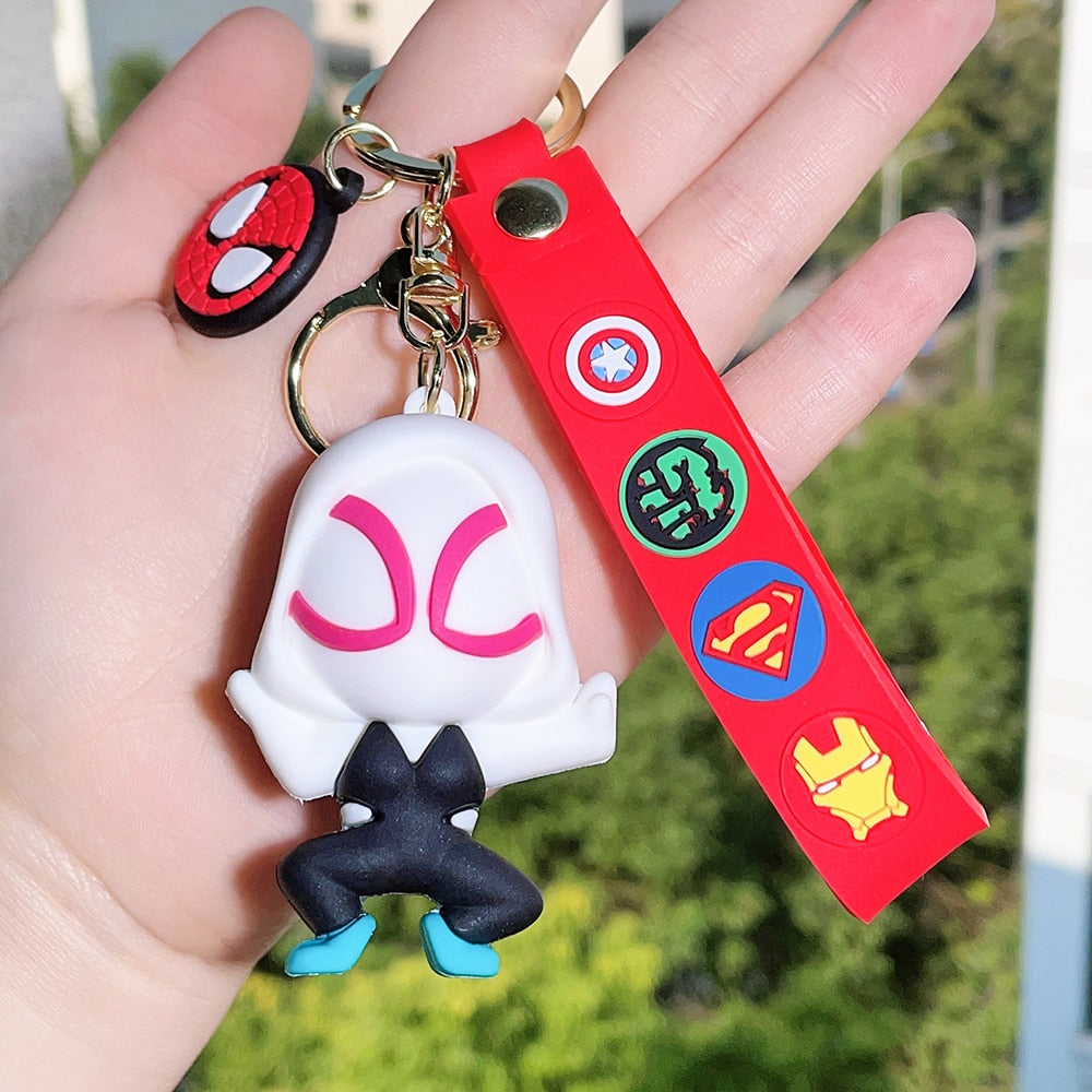 Spiderman Cartoon Keychains