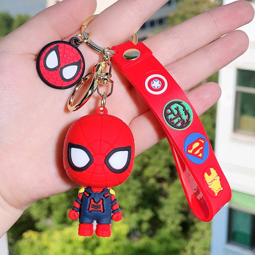 Spiderman Cartoon Keychains