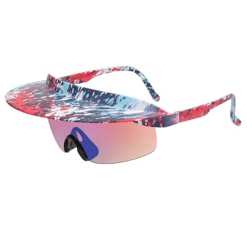 Color Hat Brim Sunglasses