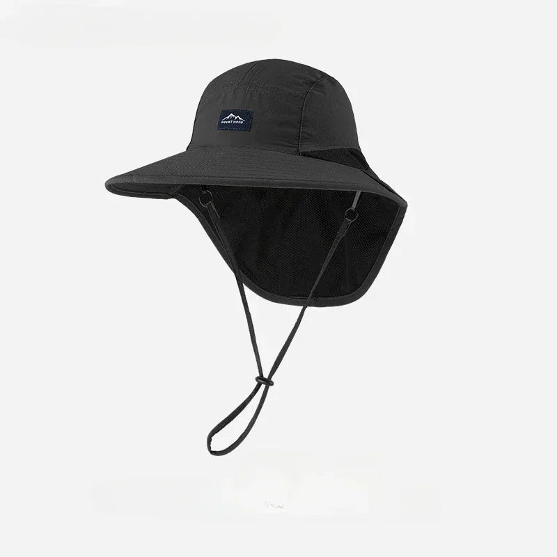Wide Brim Bucket Hat