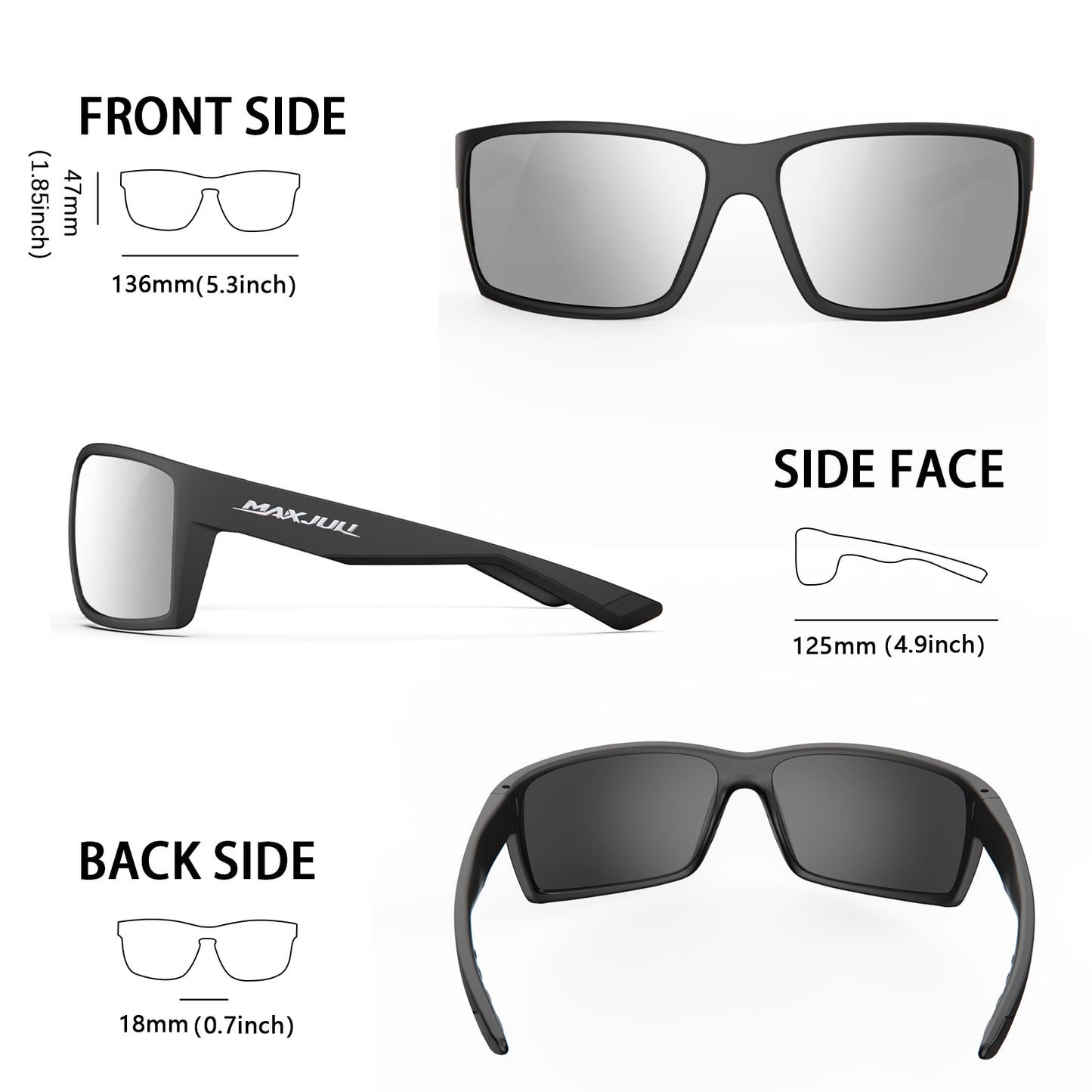Men Sunglasses Polarized UV400 Protection