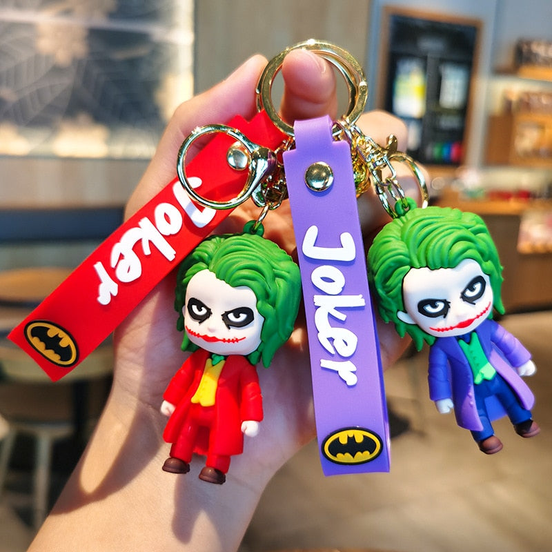Batman and Joker Keychain