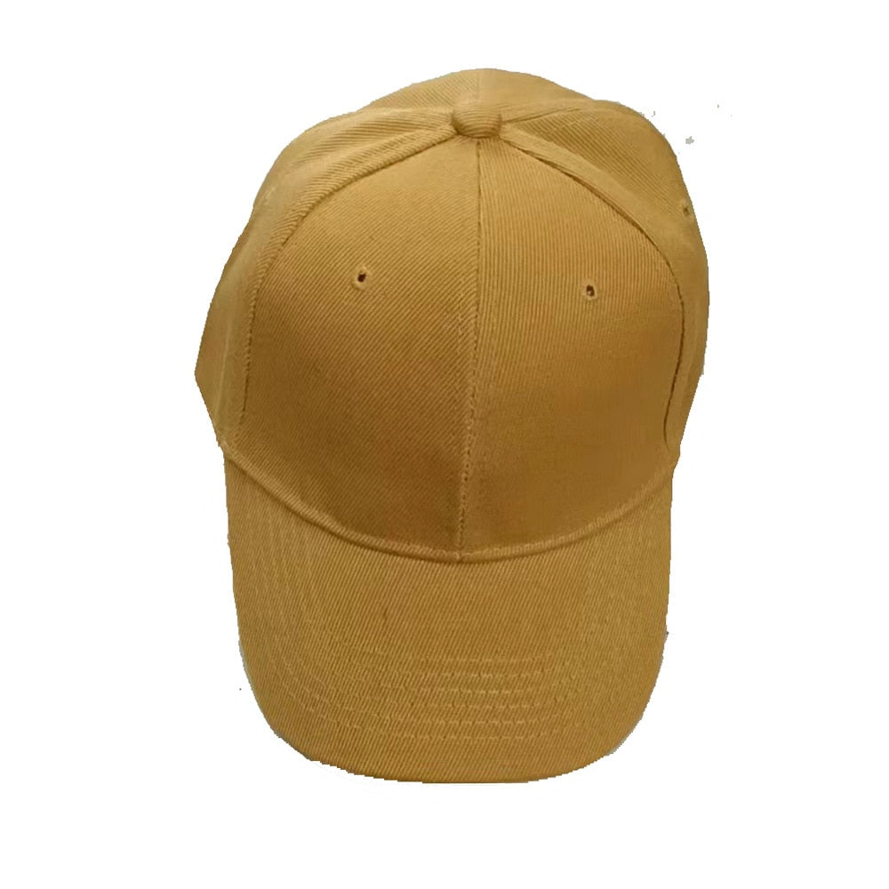 Solid Color Baseball Ball Cap