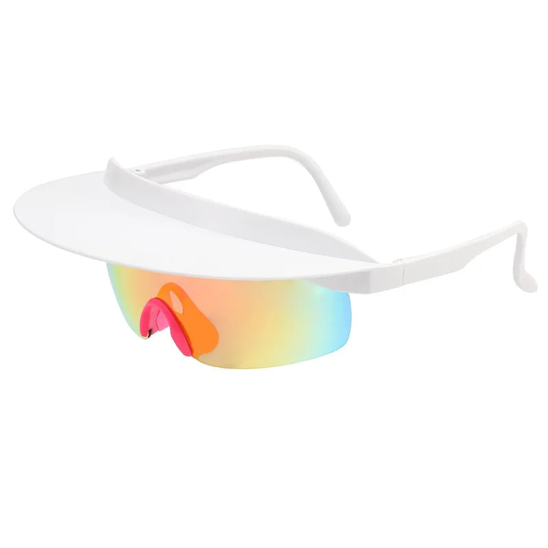 Color Hat Brim Sunglasses