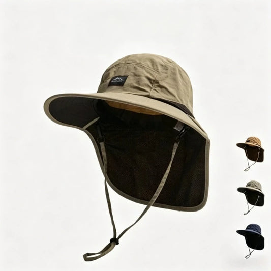 Wide Brim Bucket Hat