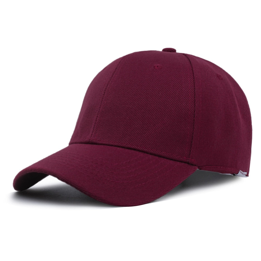 Solid Color Baseball Ball Cap