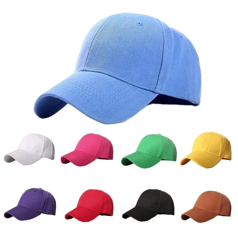 Solid Color Baseball Ball Cap