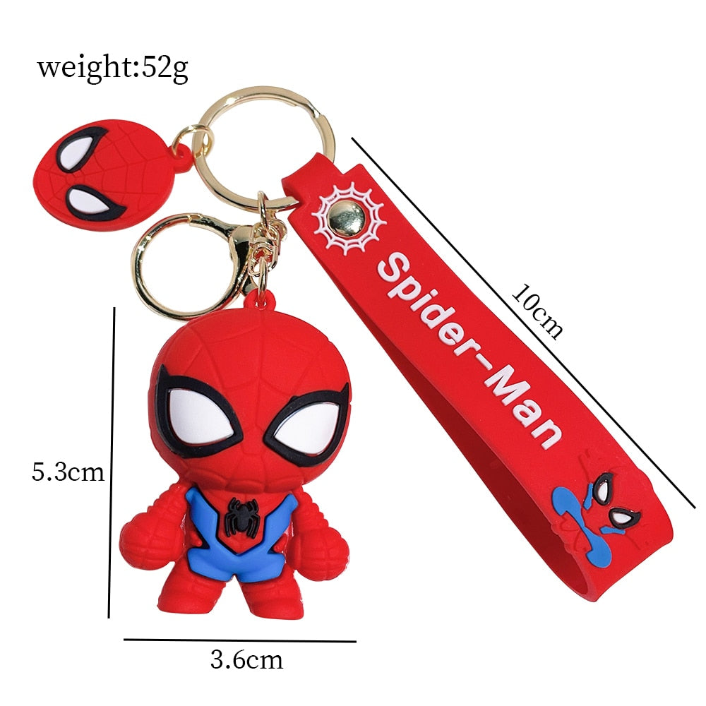 Spiderman Cartoon Keychains