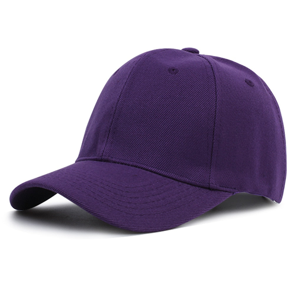 Solid Color Baseball Ball Cap