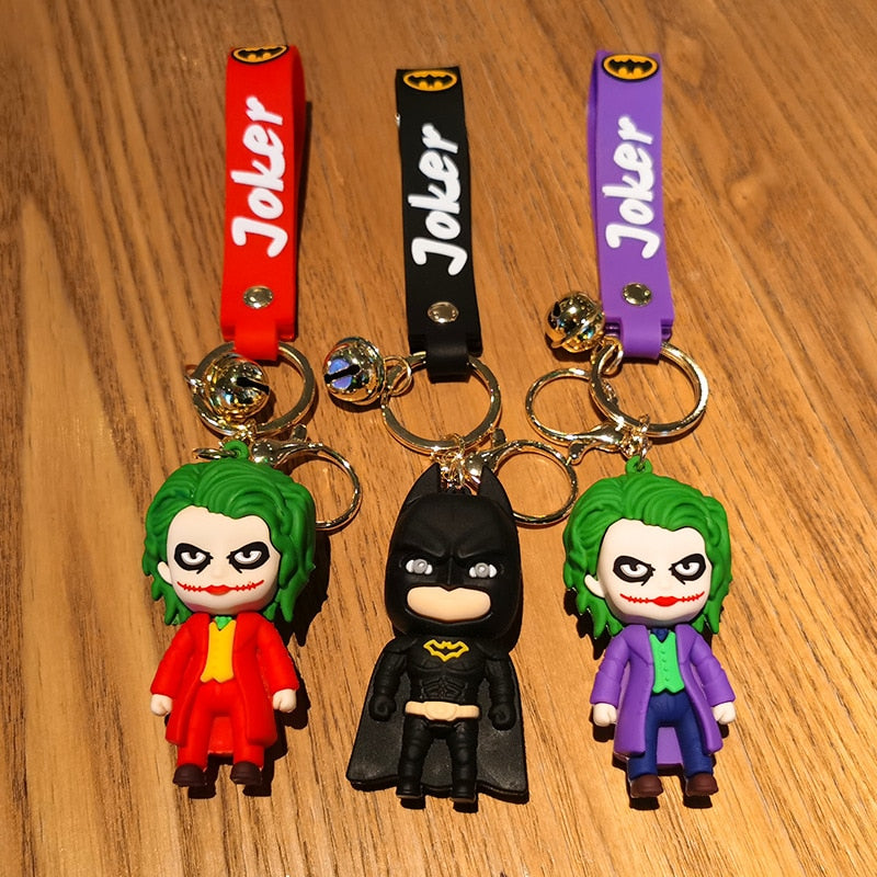 Batman and Joker Keychain