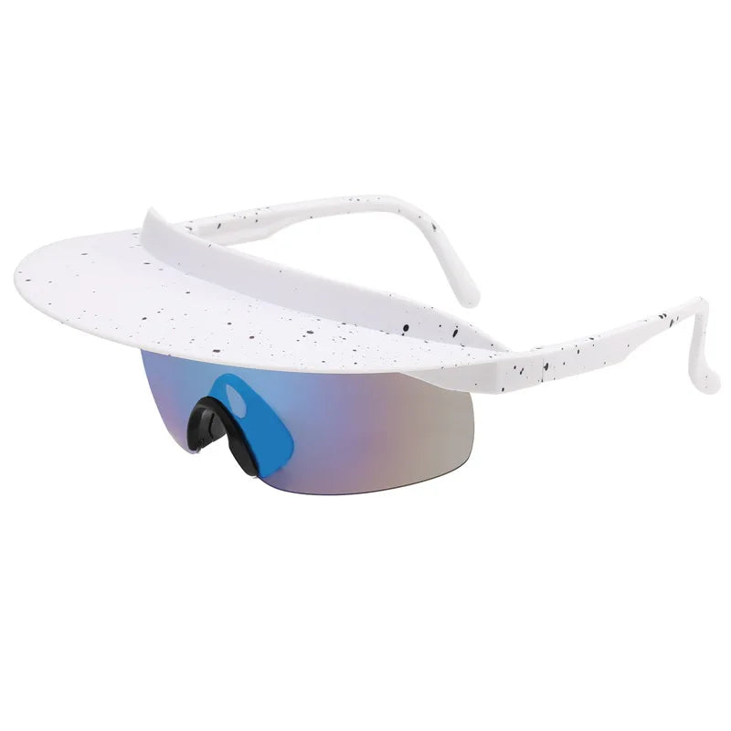Color Hat Brim Sunglasses