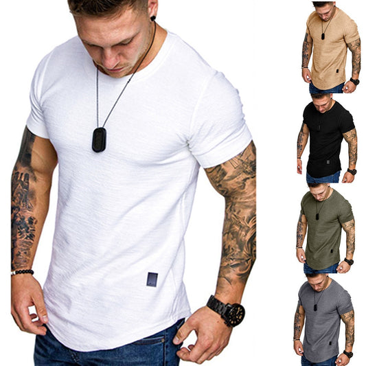 Slim Fit O-neck Short Sleeve