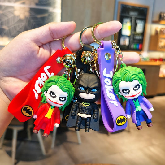 Batman and Joker Keychain